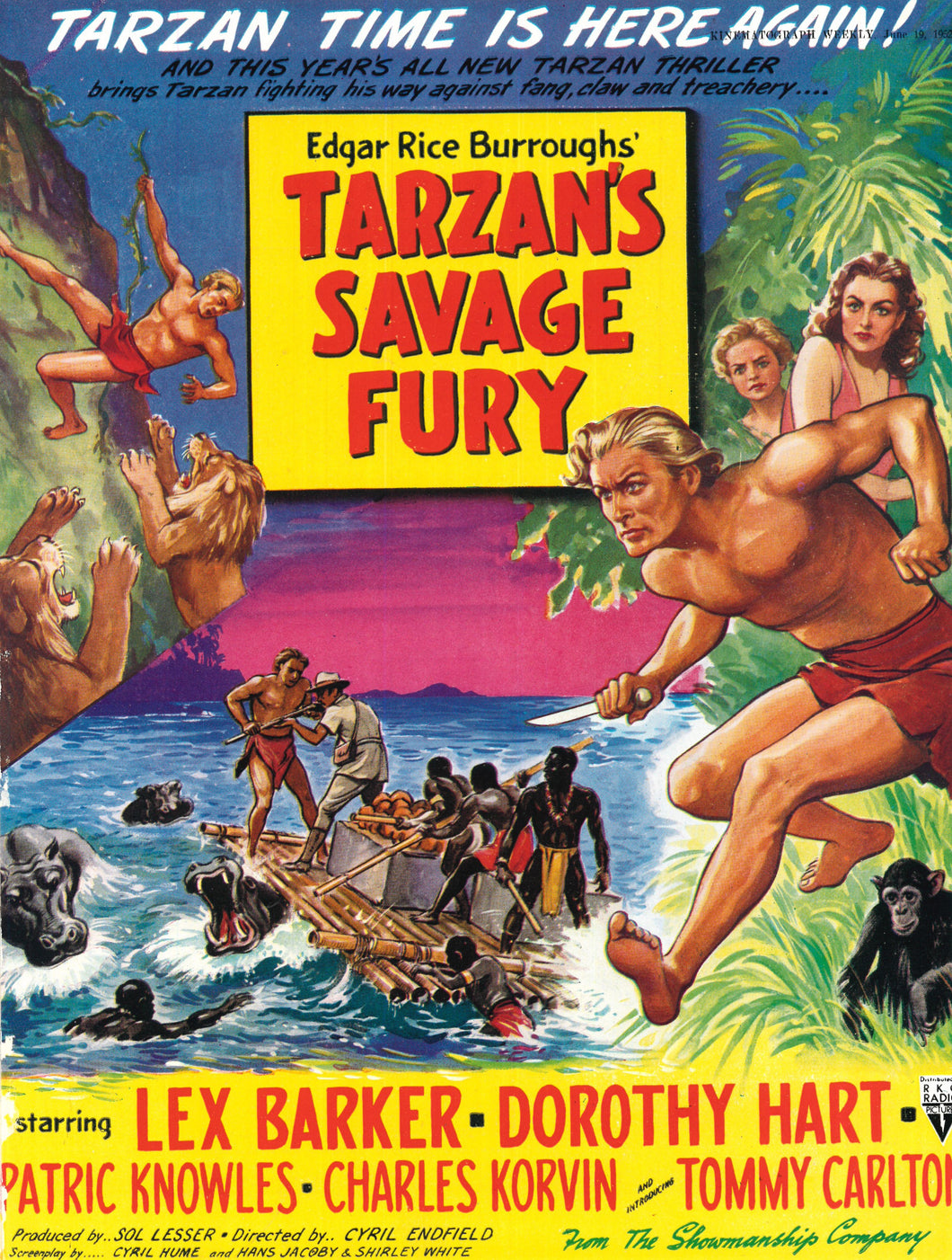 Tarzan's Savage Fury Art Print