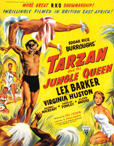 Tarzan and the Jungle Queen Art Print