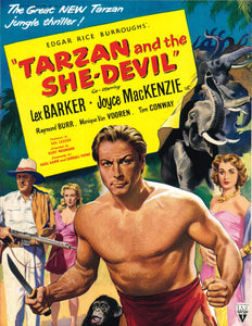 Tarzan and the She Devil Art Print