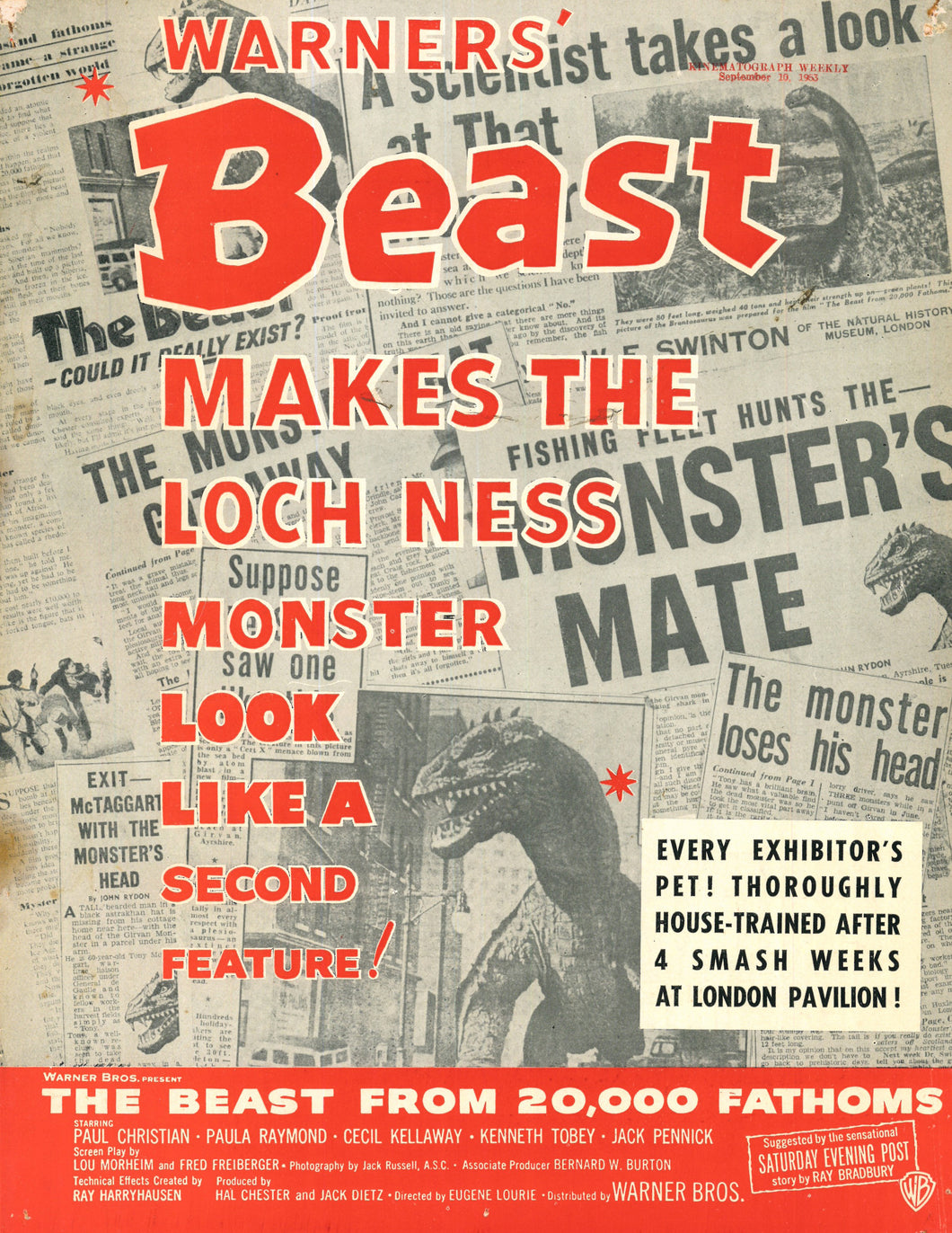 The Beast From 20,000 Fathoms Art Print