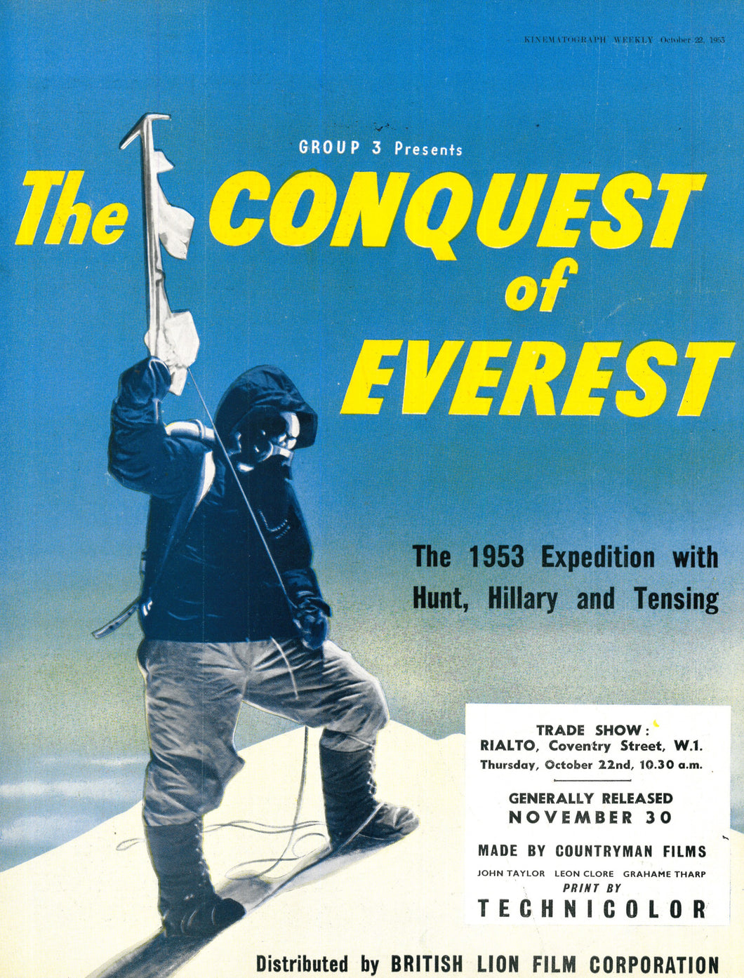 The Conquest of Everest Art Print