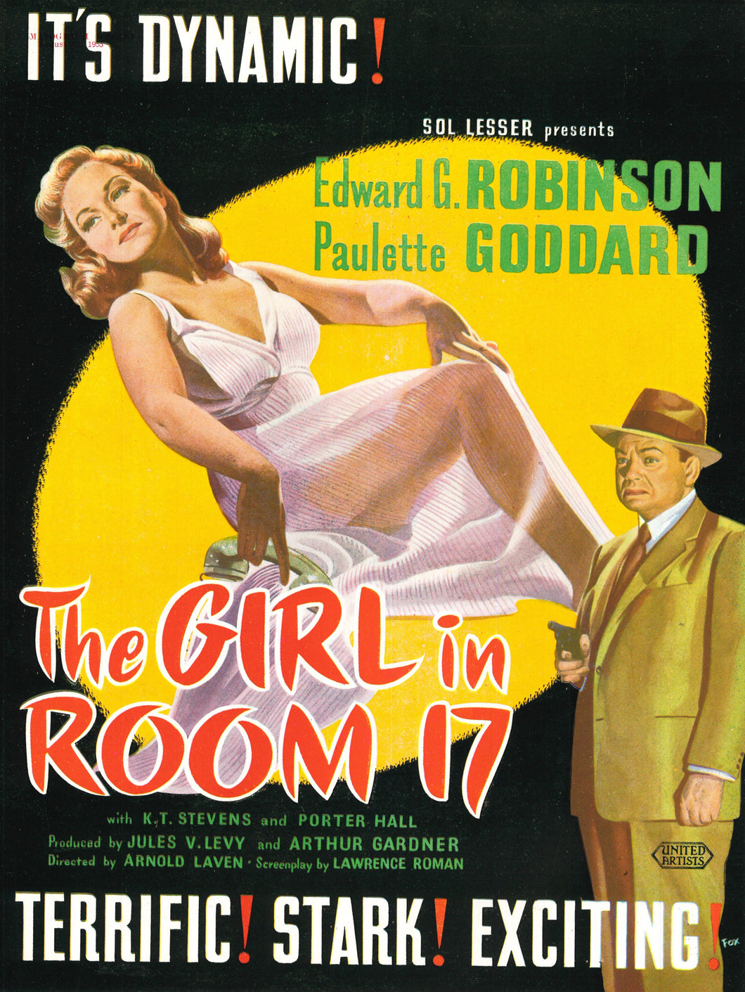 The Girl in Room 17 Art Print