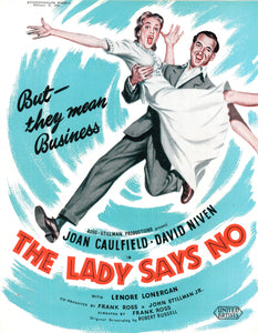 The Lady Says No Art Print