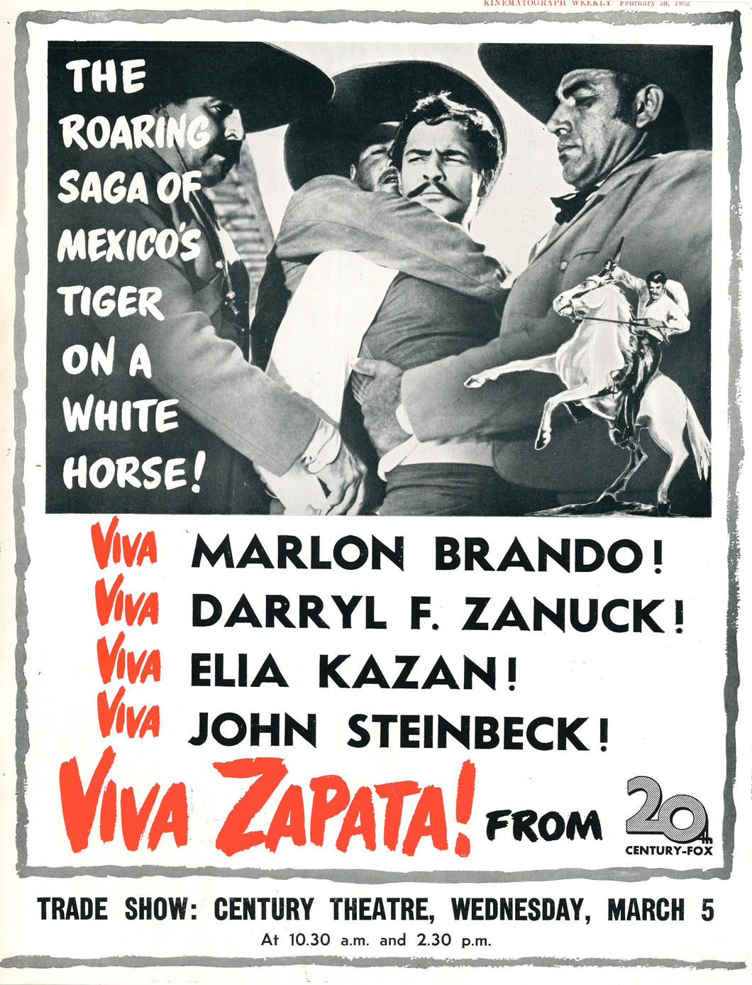 Viva Zapata Art Print