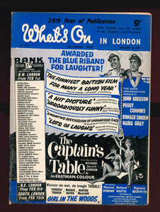 What's On No 1211 Jan 30 1959