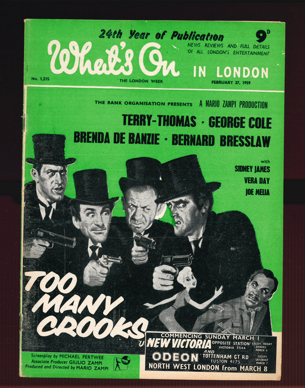 What's On No 1215 Feb 27 1959