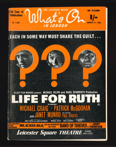 What's On No 1398 Aug 31 1962