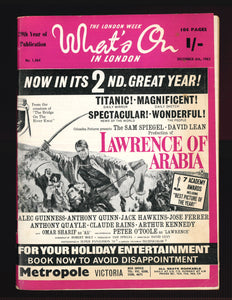 What's On No 1464 Dec 6 1963