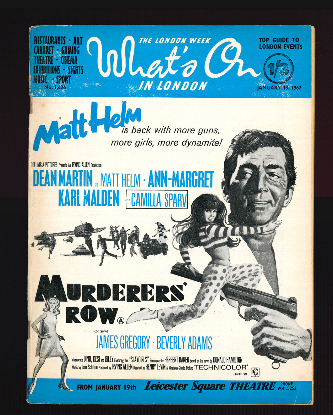 What's On No 1626 Jan 13 1967