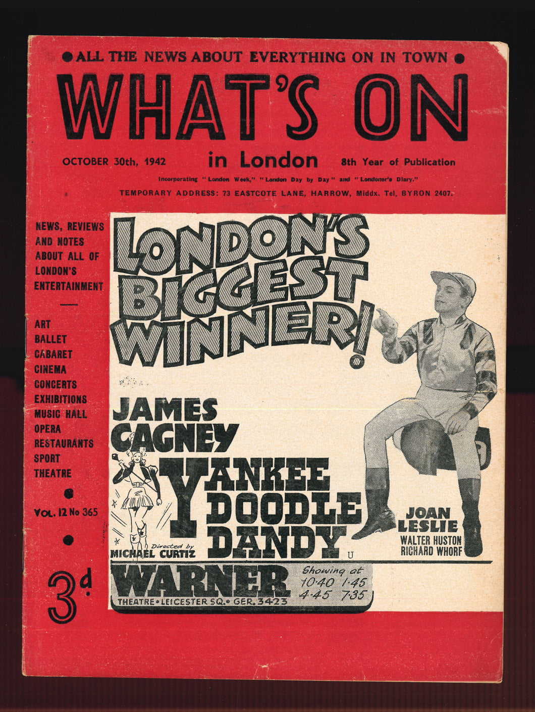 What's On No 365 Oct 30 1942