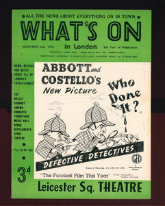 What's On No 366 Nov 6 1942