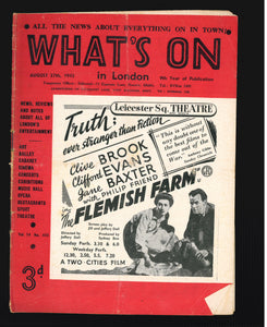 What's On No 408 Aug 27 1943