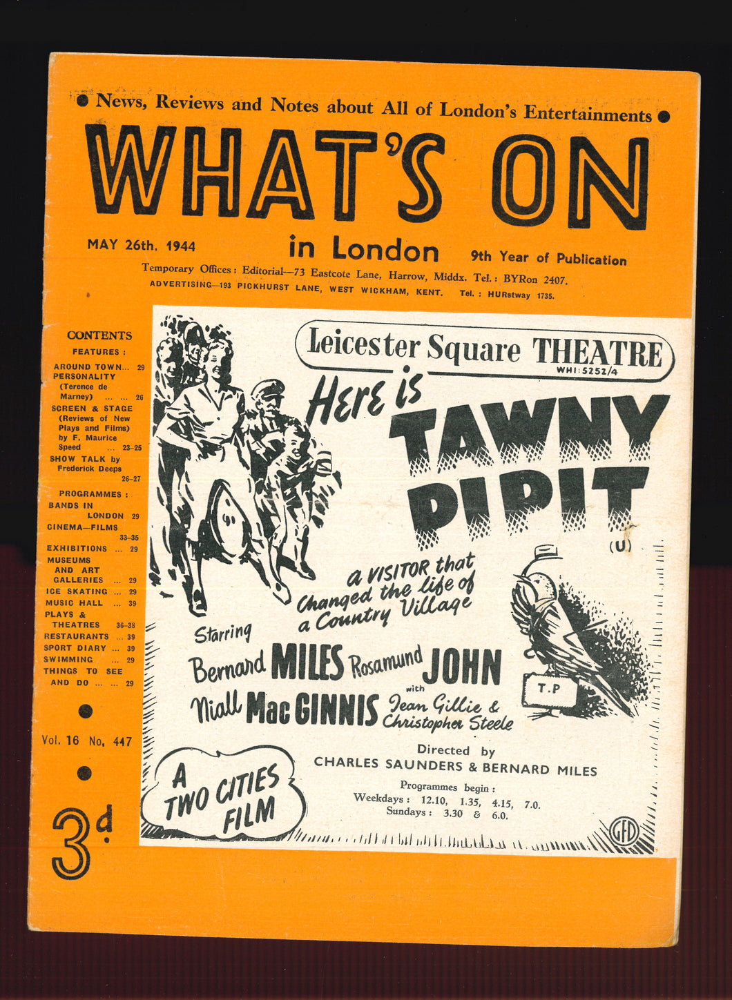 What's On No 447 May 26 1944