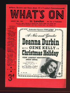 What's On No 459 Aug 18 1944