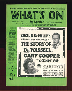 What's On No 460 Aug 25 1944