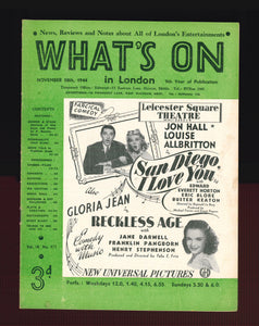 What's On No 471 Nov 10 1944