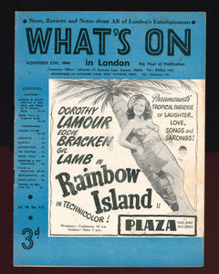 What's On No 472 Nov 17 1944