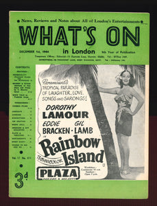 What's On No 474 Dec 1 1944