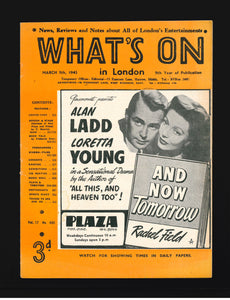 What's On No 488 March 9 1945