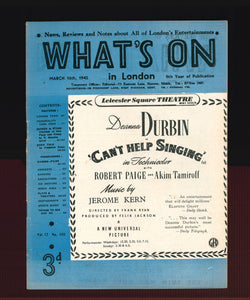 What's On No 489 March 16 1945