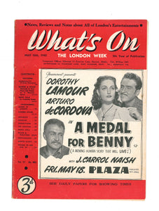 What's On No 498 May 18 1945