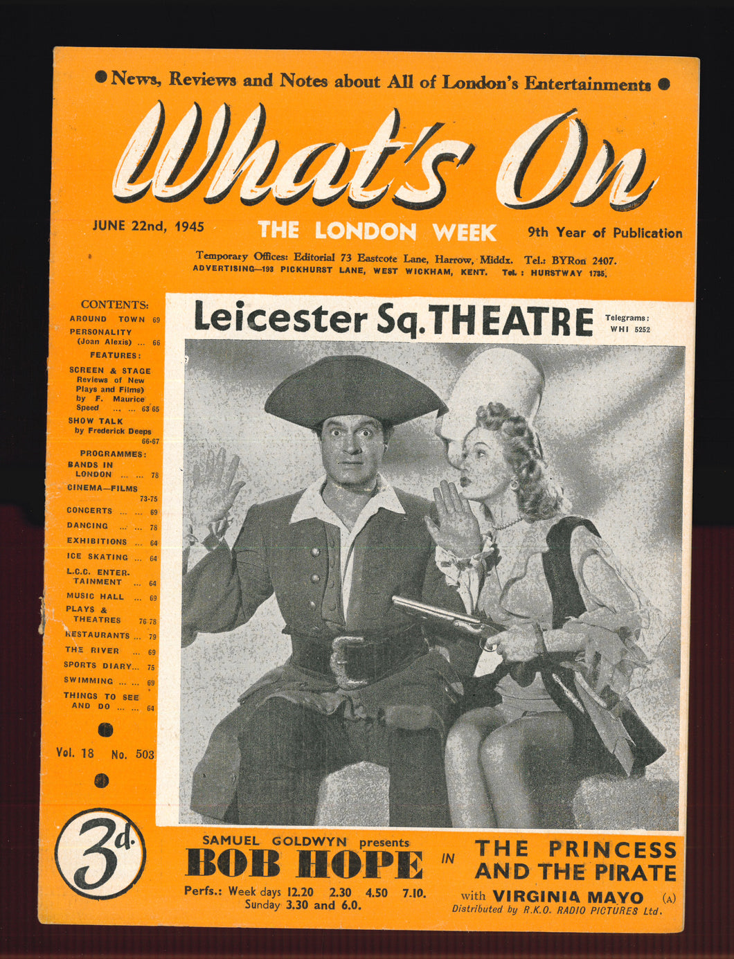 What's On No 503 June 22 1945
