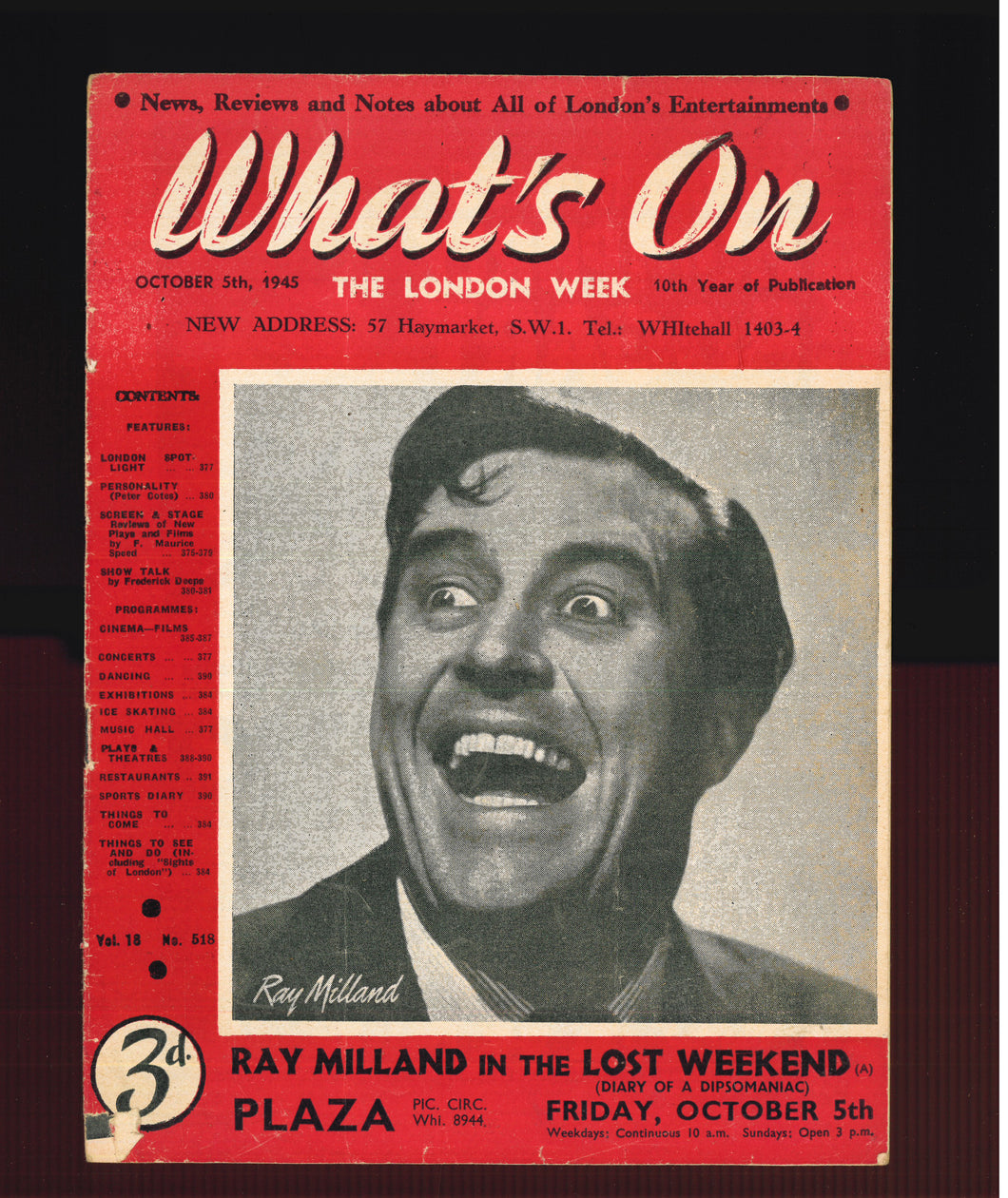 What's On No 518 Oct 5 1945