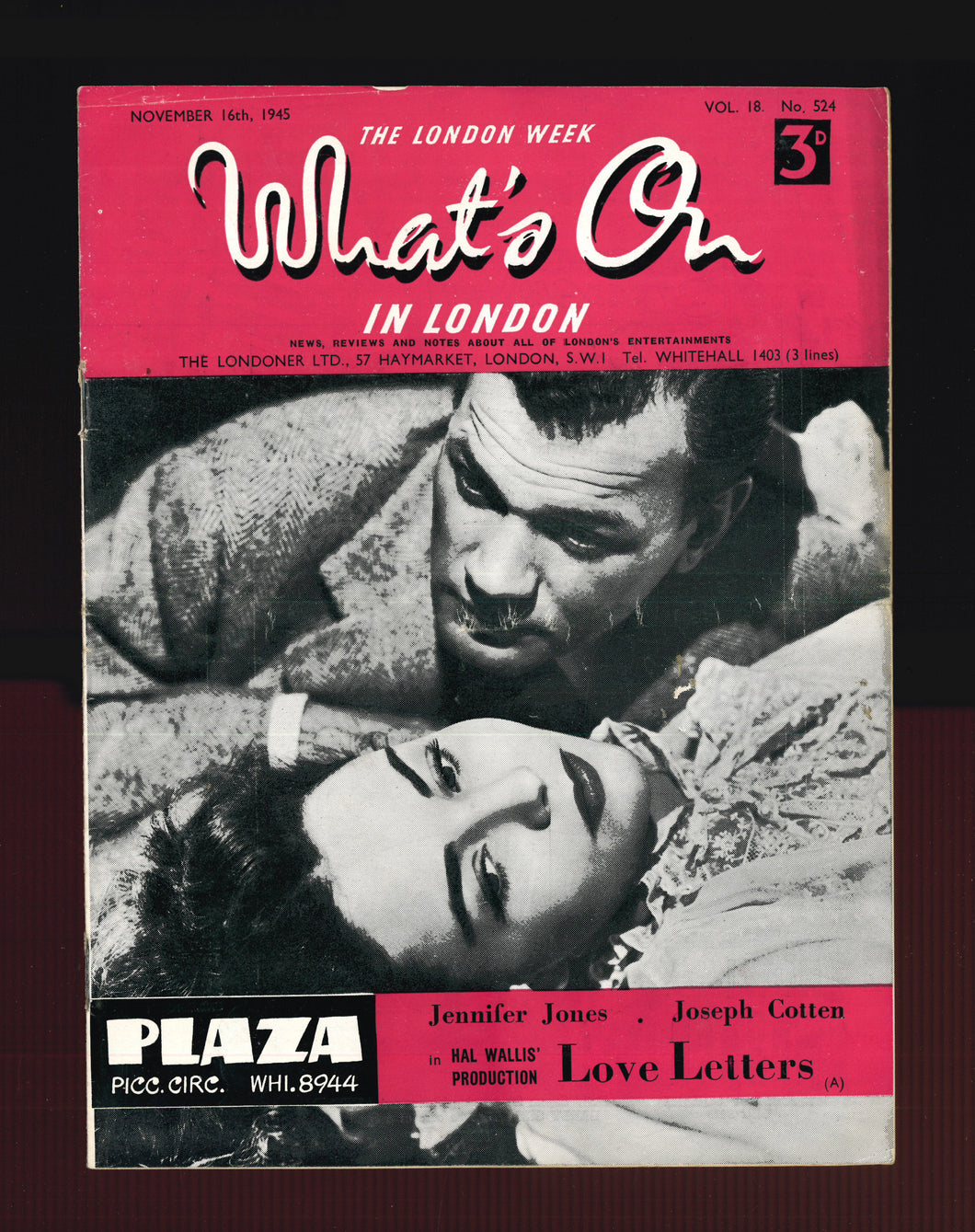 What's On No 524 Nov 16 1945