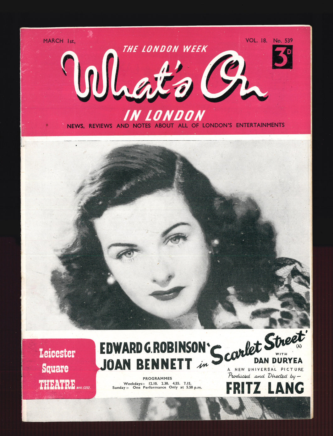 What's On No 539 March 1 1946
