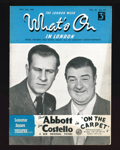 What's On No 549 May 10 1946