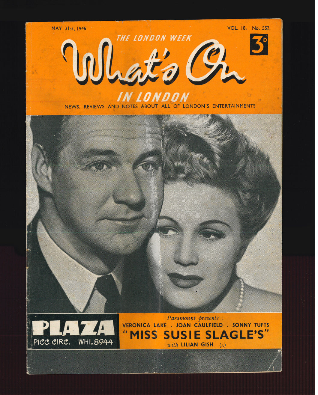 What's On No 552 May 31 1946