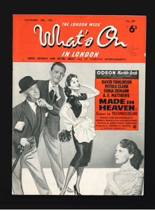 What's On No 887 Nov 14 1952