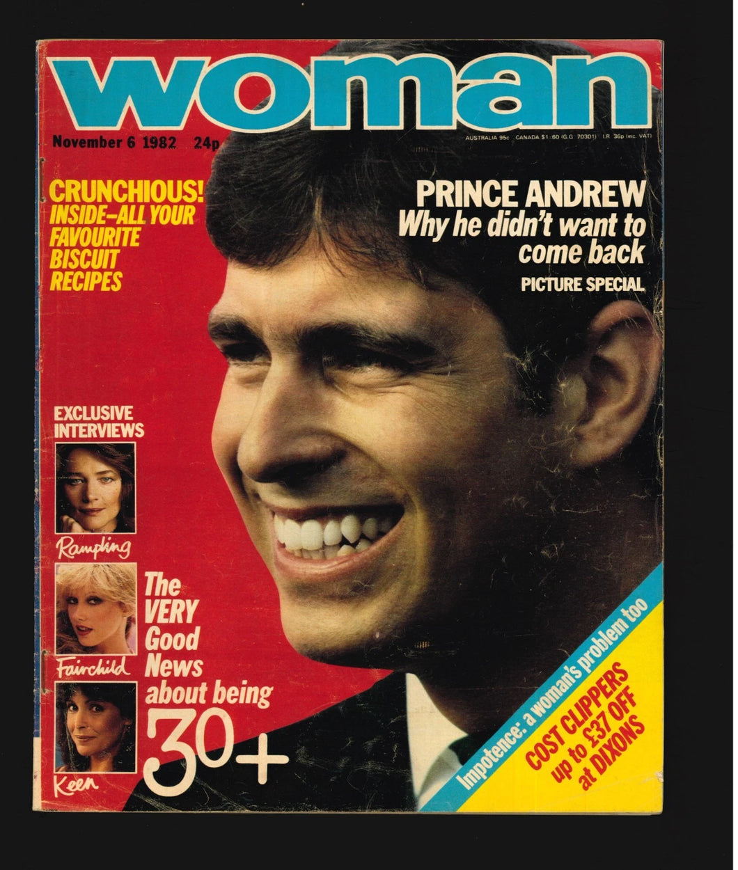 Woman Nov 6 1982 – Vintage Magazine Company