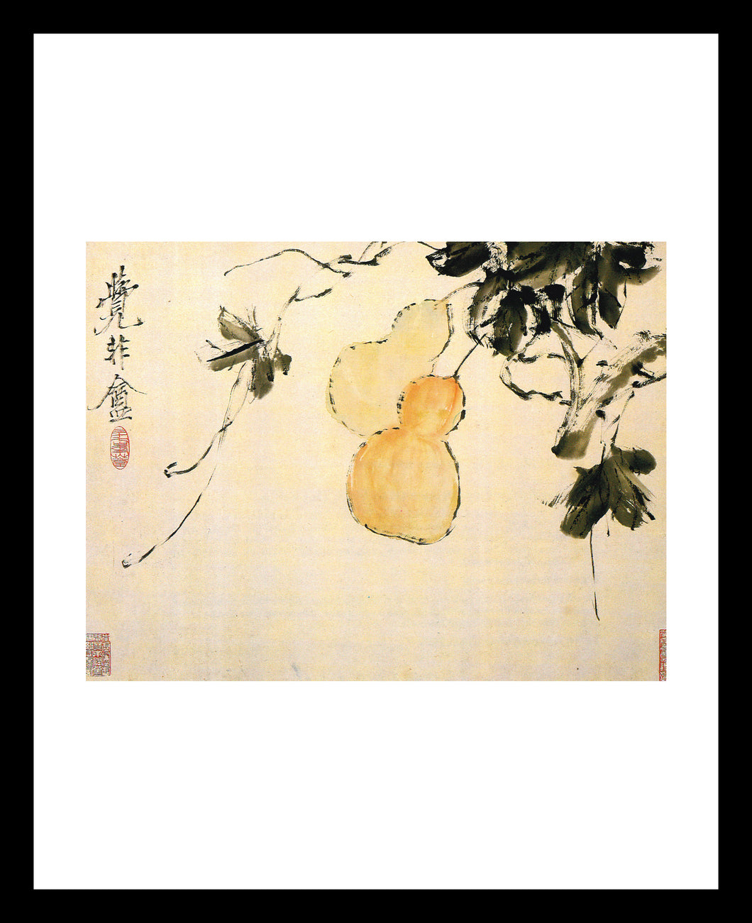 Xu Gu Gourd Plant Window Mounted Tear sheet