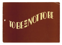 Load image into Gallery viewer, To Be Or Not To Be, 1983 Press Kit (2)
