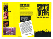 Load image into Gallery viewer, Streets of Fire, 1984 Press Kit
