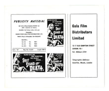 Load image into Gallery viewer, Sweet Sound of Death, 1965 Press Kit
