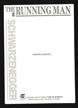 Load image into Gallery viewer, Running Man, 1987 Press Kit
