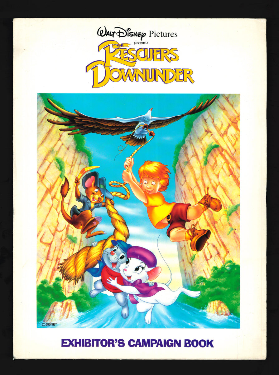 Rescuers Down Under, 1990 Press Kit – Vintage Magazine Company