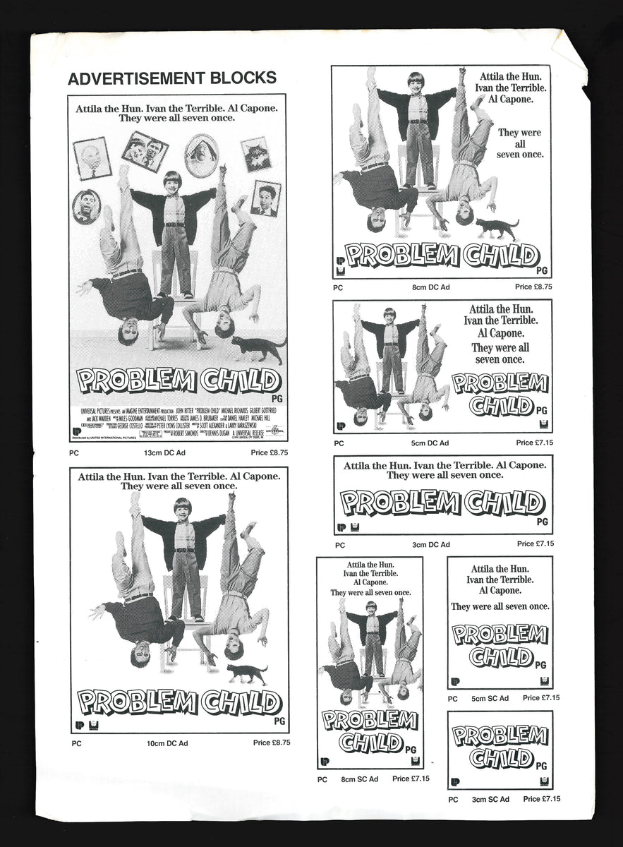 Problem Child, 1990 Press Kit (2) – Vintage Magazine Company