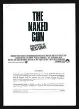 Load image into Gallery viewer, Naked Gun, 1988 Press Kit
