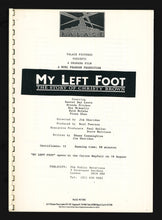 Load image into Gallery viewer, My Left Foot, 1989 Press Kit
