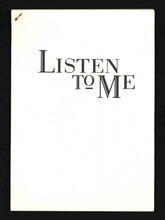 Load image into Gallery viewer, Listen To Me, 1989 Press Kit
