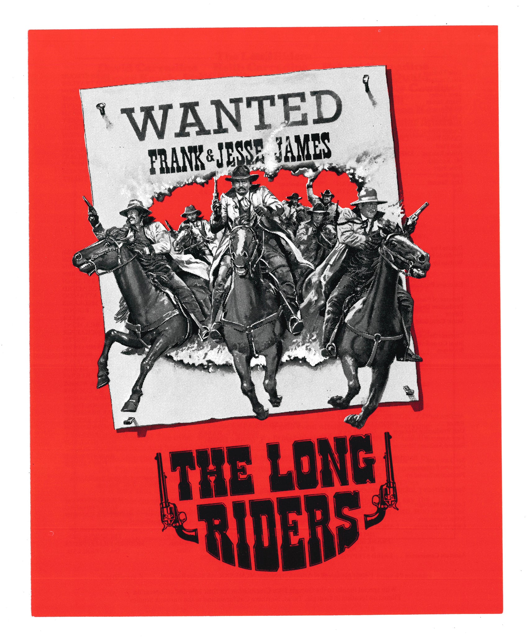 Long Riders Studio Long Riders, 1980 Press Kit – Vintage Magazine Company