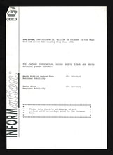 Load image into Gallery viewer, Lover, 1992 Press Kit
