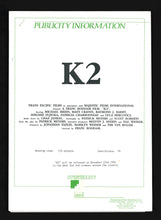 Load image into Gallery viewer, K2, 1991 Press Kit
