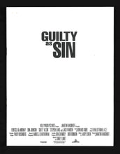 Load image into Gallery viewer, Guilty as Sin, 1993 Press Kit
