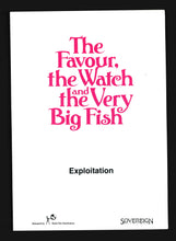 Load image into Gallery viewer, Favour, the Watch and the Very Big Fish, 1991 Press Kit
