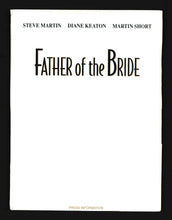Load image into Gallery viewer, Father of the Bride, 1991 Press Kit

