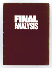 Load image into Gallery viewer, Final Analysis, 1992 Press Kit
